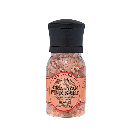 Olde Thompson Himalayan Pink Salt Grinder, Course Ground, 10 oz Olde Thompson Himalayan Pink Salt Grinder, Course Ground, 10 oz