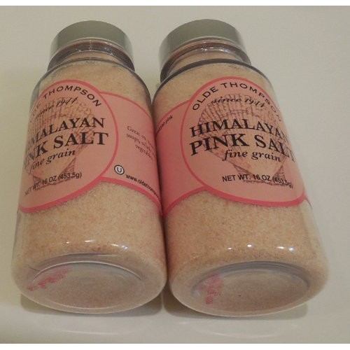 Himalayan Pink Salt--2--16 Oz Bottles
