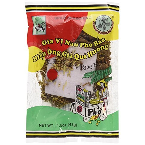 Old Man Que Huong Pho Bac Spice Seasoning 3 Packs- Gia Vi Pho Bac Old Man Que Huong Pho Bac Spice Seasoning 3 Packs- Gia Vi Pho Bac