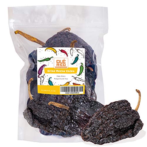 Dried Ancho Chiles Peppers 16 Oz, Great For Mexican Recipes, Sau