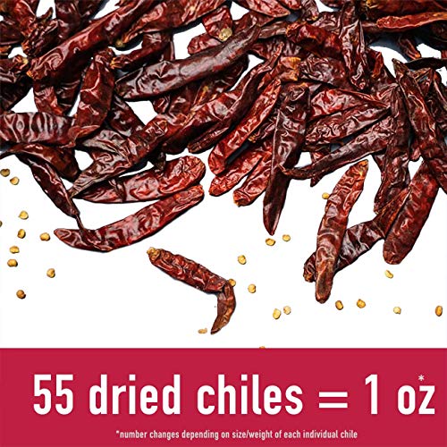 Dried Arbol Chiles Peppers 16 Oz, Great For Mexican Recipes, Sal