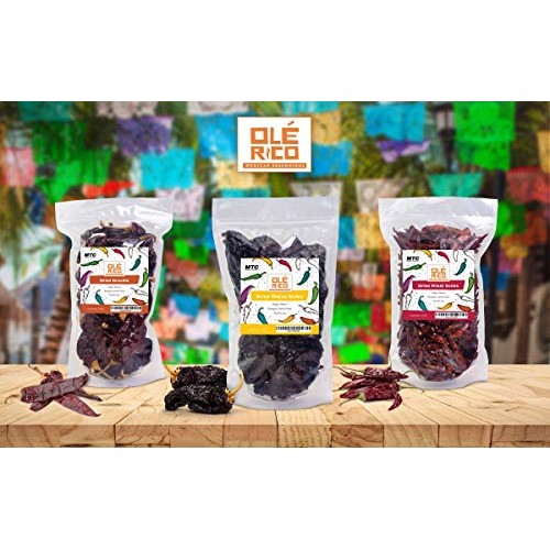 Dried Chili Pepper 3 Pack Bundle - Ancho, Guajillo, Arbol The Ho