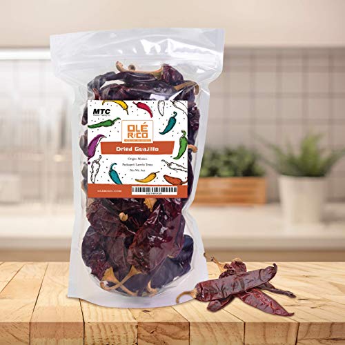 Guajillo Chiles Peppers 4 Oz Bag, Great For Cooking Mexican Chil