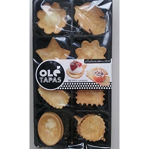 Tapas Assortment - Canape To Fill - Pastry Shells - 16 Units