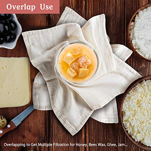Olicity Cheesecloth, 20X20 Inch, Grade 90 Hemmed Cheese Cloths F
