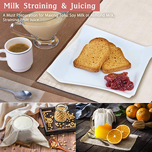 Olicity Cheesecloth, 20X20 Inch, Grade 90 Hemmed Cheese Cloths F