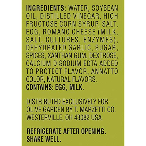 Olive Garden Signature Italian Dressing - Family. Value 2 Pacck