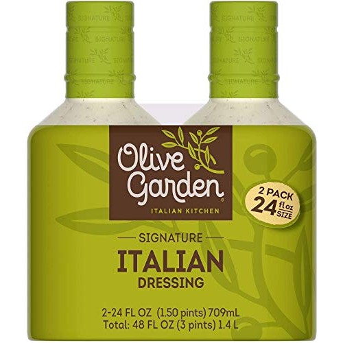 2/24Oz Pack Olive Garden Signature Italian Dressing Original Ve
