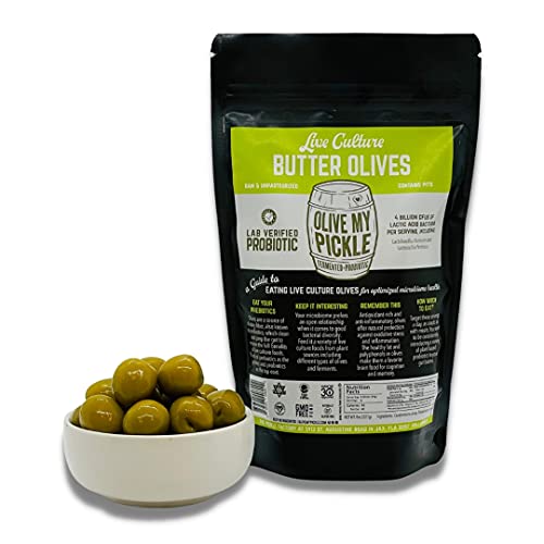 Live Culture &Amp; Probiotic Olives For Gut Health - Butter Olive Bu