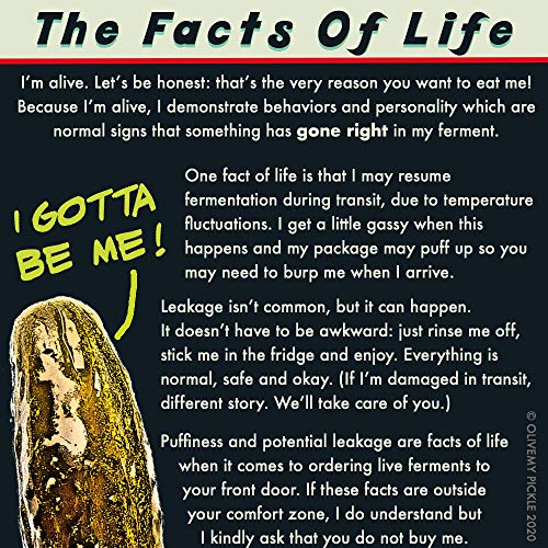 Olive My Pickle Fermented &Amp; Probiotic Pickles For Gut Health - B