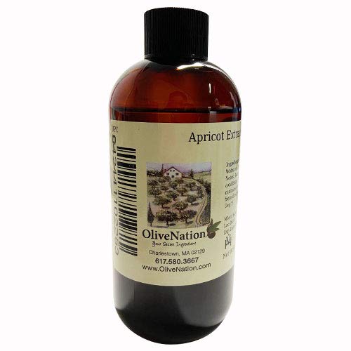 Olivenation Pure Apricot Extract - 8 Ounces - Gluten-Free, Sugar