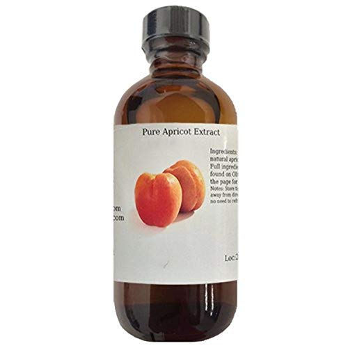 Olivenation Pure Apricot Extract - 8 Ounces - Gluten-Free, Sugar