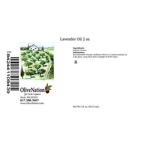 Olivenation Pure Lavender Oil 2 Ounces