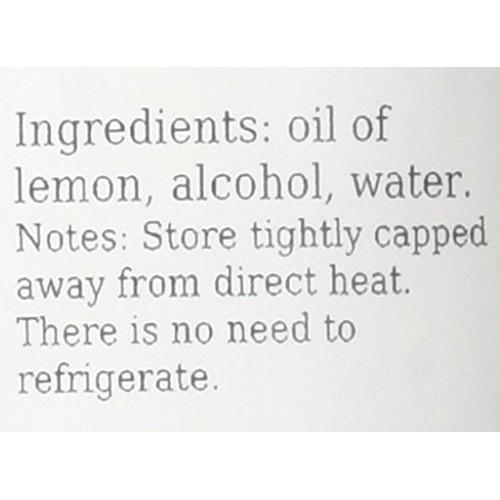 Olivenation Pure Lemon Extract For Baking, Tart Lemony Flavor Fo