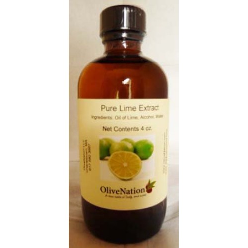 Olivenation Pure Lime Extract For Baking, Tart Citrus Flavor For