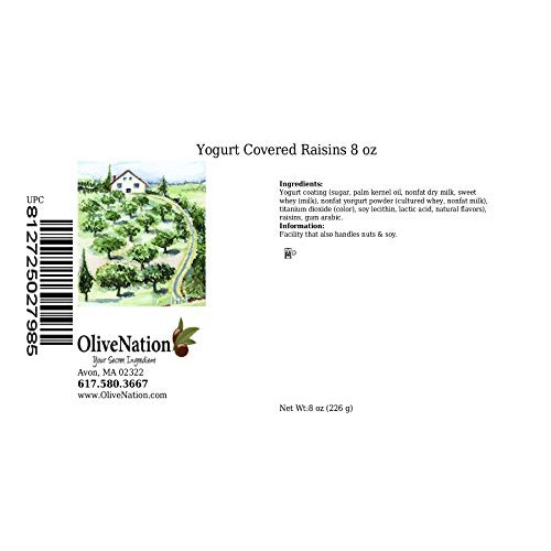 Olivenation Yogurt Covered Raisins 8 Ounces