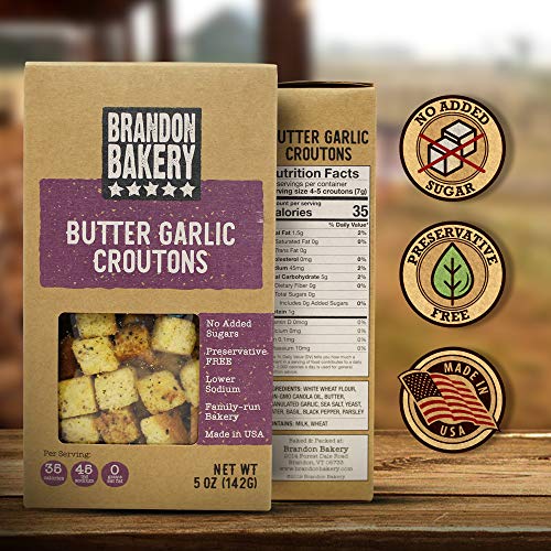 Butter And Garlic Croutons For Salad - Garlic Butter Croutons -