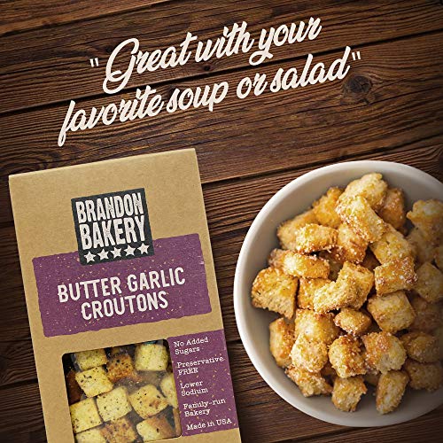 Butter And Garlic Croutons For Salad - Garlic Butter Croutons -