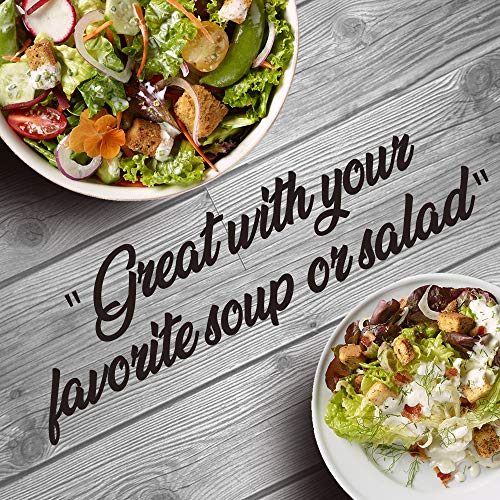 Organic Garlic And Herb Croutons For Salad - Salad Toppings Crun