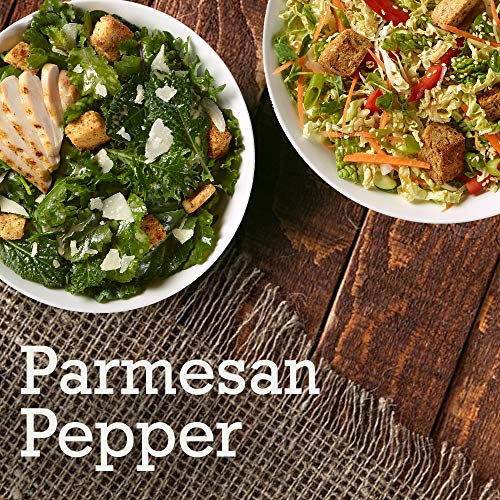 Parmesan Pepper Croutons For Salad - Salad Toppings Crunchy - Sa