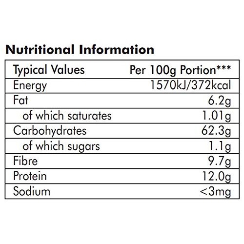100% Whole Grain Oat Flour - 1Kg