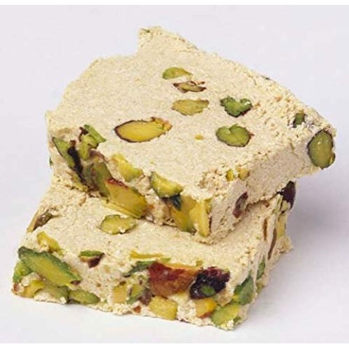 Greek Halva With Pistachios By Olympos - Super-Soft Greek Desser