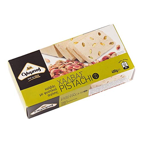 Greek Halva With Pistachios By Olympos - Super-Soft Greek Desser