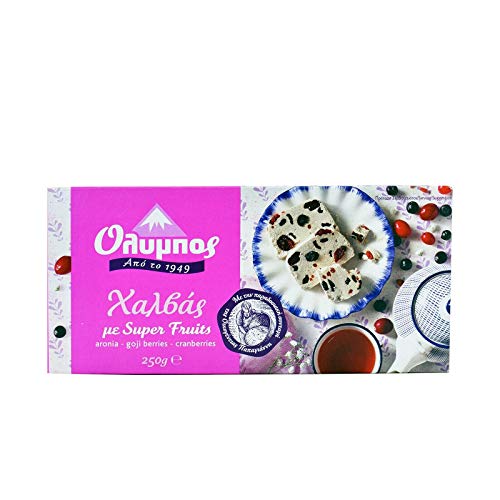 Olympos Greek Halva Olympus 250G With Super Fruits Aronia Goji B