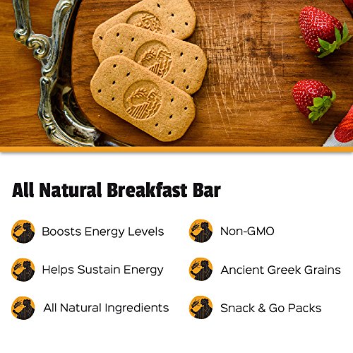 Olyra, Ancient Greek Grains Breakfast Biscuits, Cinnamon Tahini