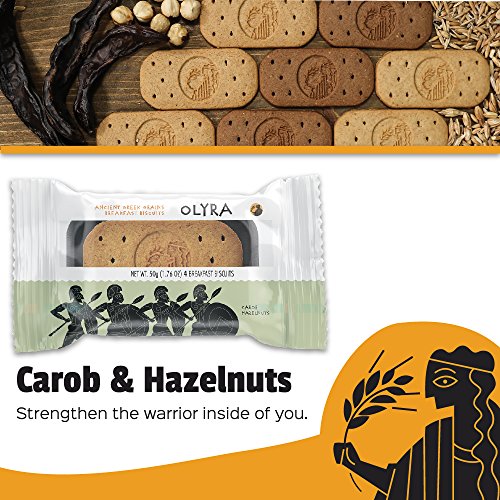 Olyra, Ancient Greek Grains Breakfast Biscuits, Cinnamon Tahini