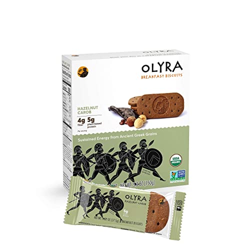 Olyra Organic Breakfast Biscuits Bundle | Hazelnut Carob + Hazel