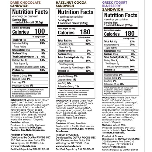 Olyra Organic Breakfast Biscuits Bundle | Variety Biscuits + Var