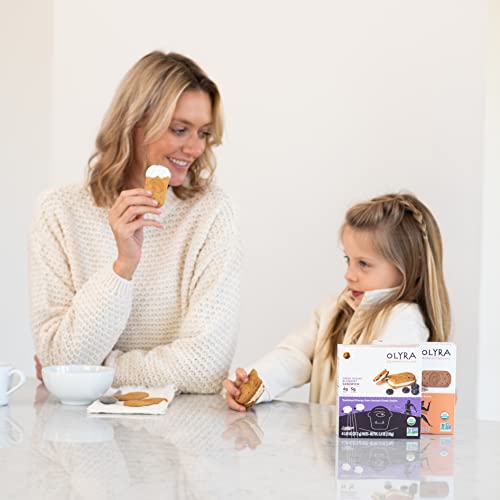 Olyra Organic Breakfast Biscuits Bundle | Yogurt Blueberry + Haz