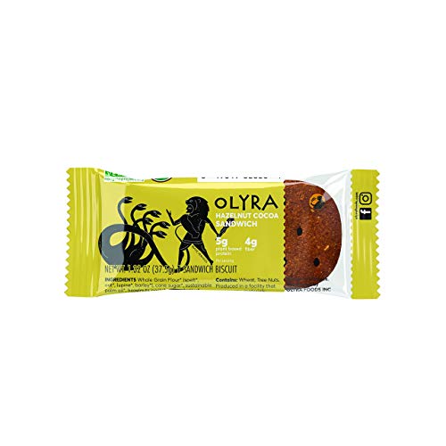 Olyra Organic Sandwich Biscuits Hazelnut Cocoa-Vegan-Low Sugar H