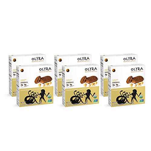 Olyra Organic Sandwich Biscuits Hazelnut Cocoa-Vegan-Low Sugar H