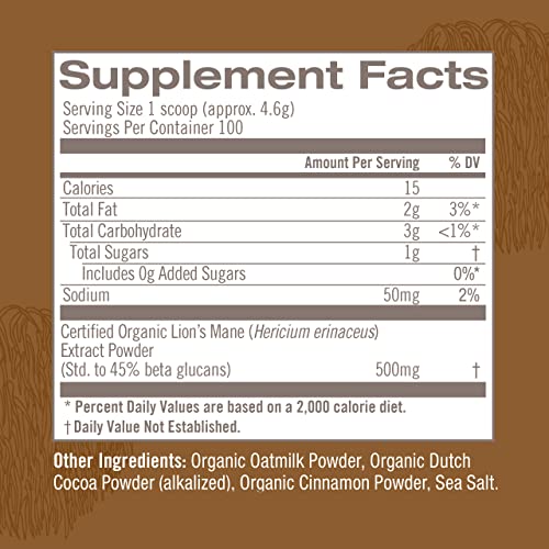 Om Mushroom Superfood Oatmilk Adaptogen Creamer, Non-Dairy, Mexi...