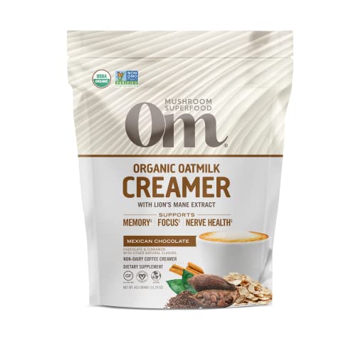 Om Mushroom Superfood Oatmilk Adaptogen Creamer, Non-Dairy, Mexi...