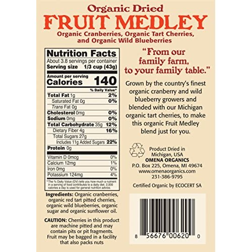 Organic Dried Fruit Medley