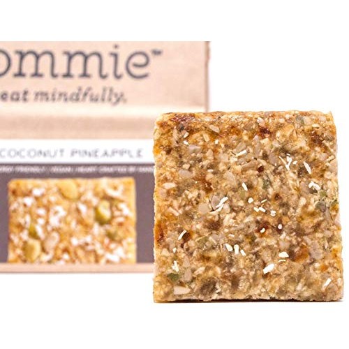 Ommie Snacks Nut-Free Energy Bar 7 Pack -Coconut Pineapple Fru
