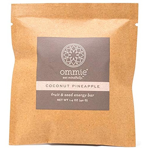 Ommie Snacks Nut-Free Energy Bar 7 Pack -Coconut Pineapple Fru