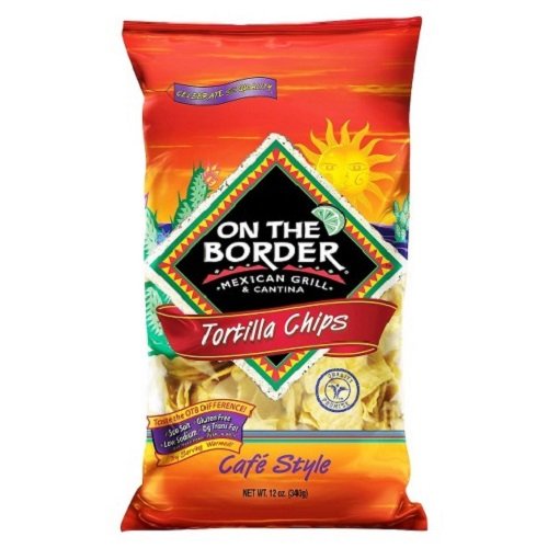 On The Border Cafe Tortilla Chips, 12 Oz