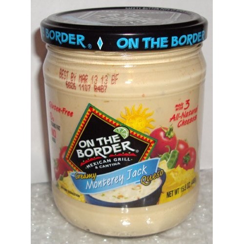 On The Border Creamy Monterrey Jack Queso Dip 15.5 Oz Pack Of 4