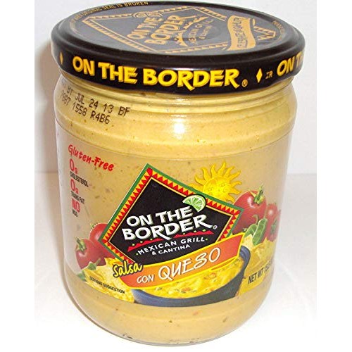 On The Border Salsa Con Queso - Cheese Dip - 15.5 Oz Jar Pack O On The Border Salsa Con Queso - Cheese Dip - 15.5 Oz Jar Pack O