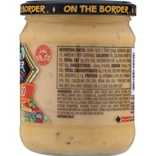 Pack Of 10 - On The Border Mexican Grill &Amp; Cantina Salsa Con Que