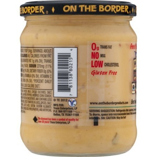 Pack Of 10 - On The Border Mexican Grill &Amp; Cantina Salsa Con Que