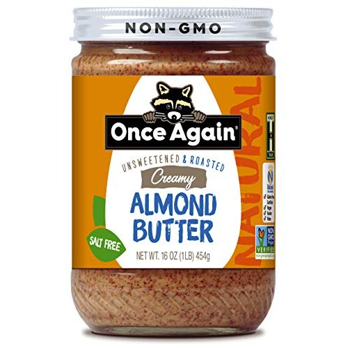 Once Again Natural Creamy Roasted Almond Butter, Unsweetened And