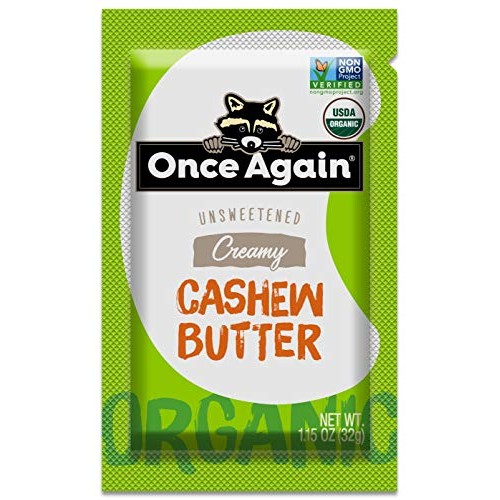 Once Again Organic, Creamy Cashew Butter - Unsweetened - Squeeze