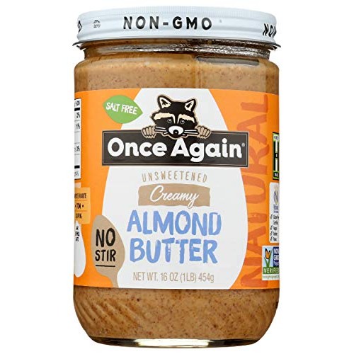 Once Again - American Classic Natural Almond Butter - Creamy No-