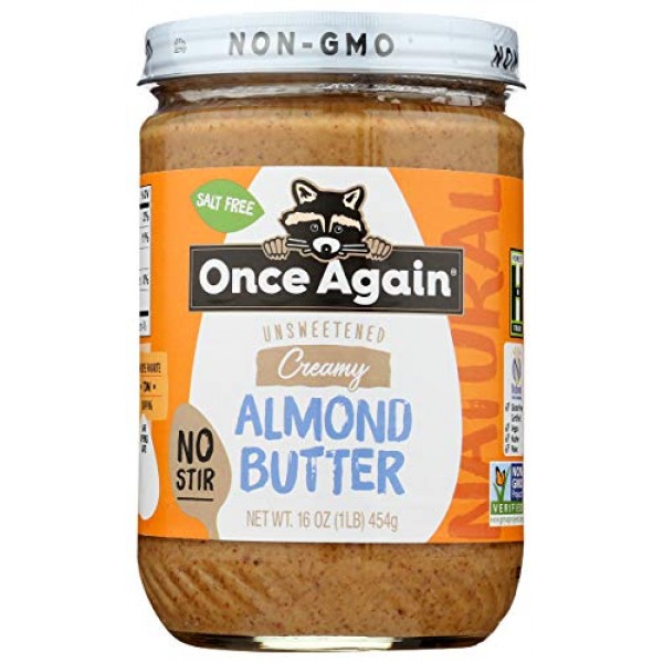 Once Again - American Classic Natural Almond Butter - Creamy No-