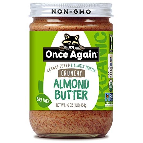 Once Again Organic Almond Butter, Crunchy, 16 Oz